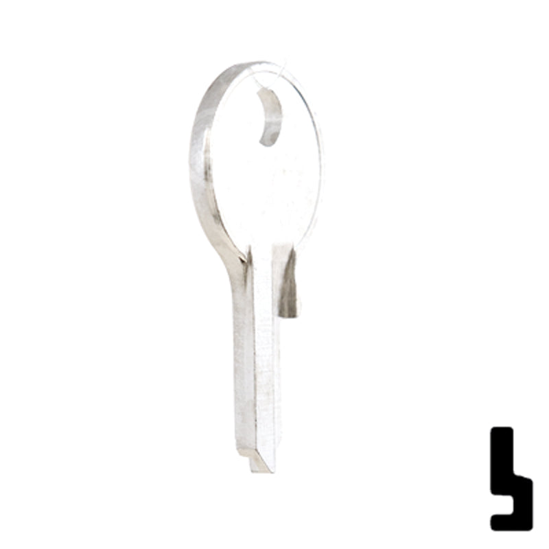 Uncut Key Blank | Viro | VR91CR Padlock Key Ilco
