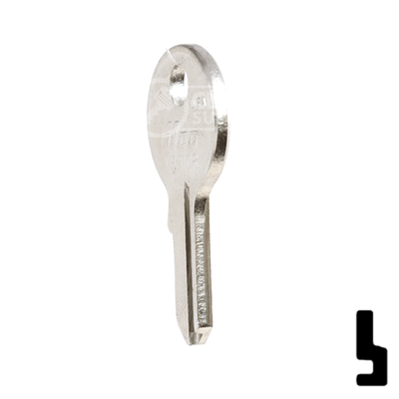 Uncut Key Blank | Viro | VR91CR Padlock Key Ilco