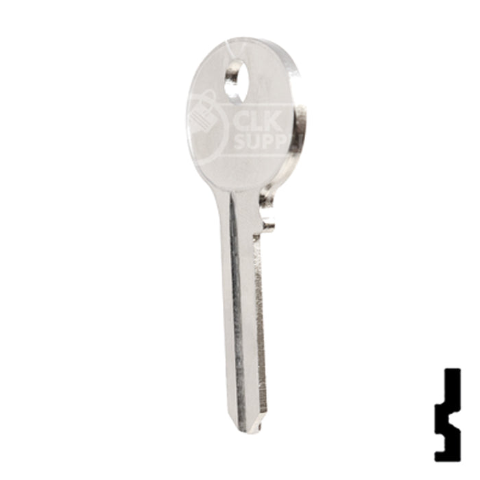 Uncut  Key Blank | Wilson Bohannon | 1071, W1 Padlock Key Ilco