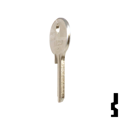 Uncut Key Blank | Wilson Bohannon | 1071B, WIB-5 Padlock Key Ilco