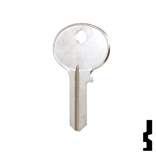 Uncut Key Blank | Wilson Bohannon | 1071B, WIB-5 Padlock Key Ilco
