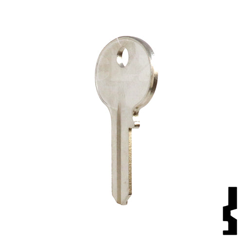 Uncut Key Blank | Wilson Bohannon | 1071B, WIB-5 Padlock Key Ilco