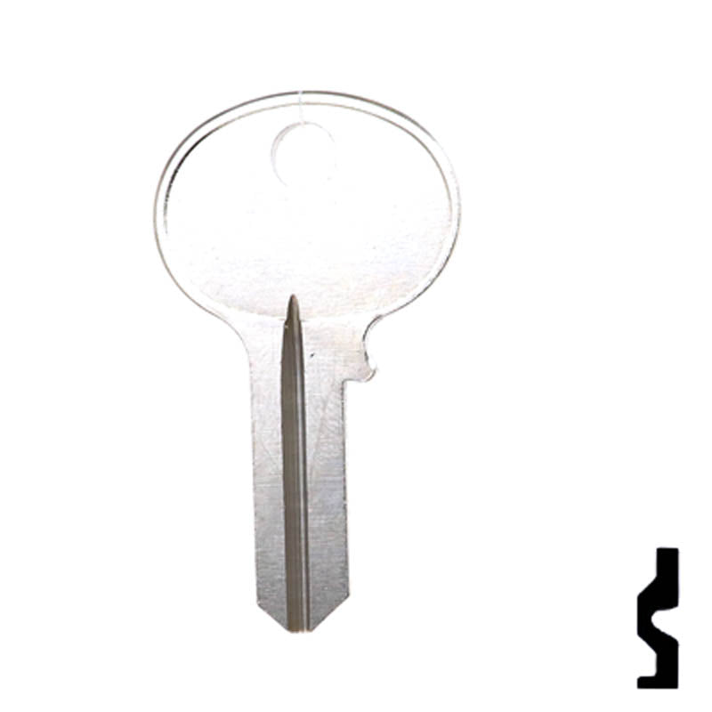 Uncut Key Blank | Wilson-Bohannon | 1071BE Padlock Key Ilco