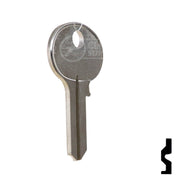 Uncut Key Blank | Wilson-Bohannon | 1071BE Padlock Key Ilco