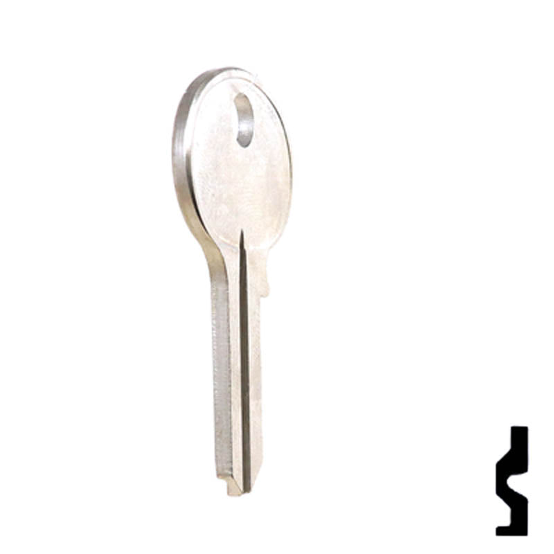 Uncut Key Blank | Wilson-Bohannon | 1071BE Padlock Key Ilco