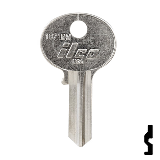 Uncut Key Blank | Wilson-Bohannon | 1071BM Padlock Key Framon Manufacturing Company, Inc