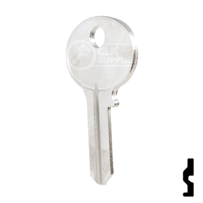 Uncut Key Blank | Wilson-Bohannon | 1071BM Padlock Key Framon Manufacturing Company, Inc