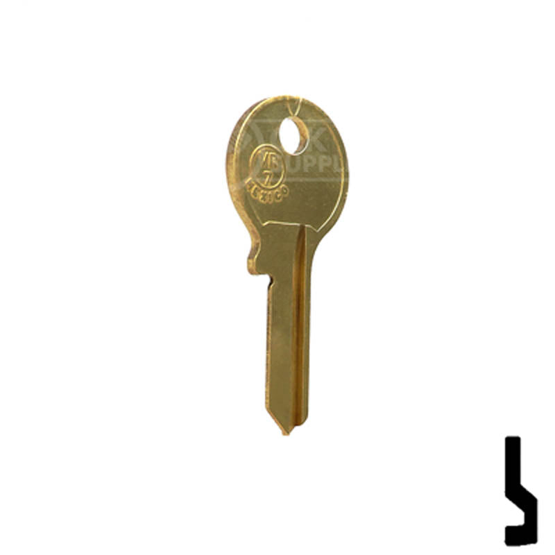 VR7, VR91AR Viro Key Padlock Key JMA USA