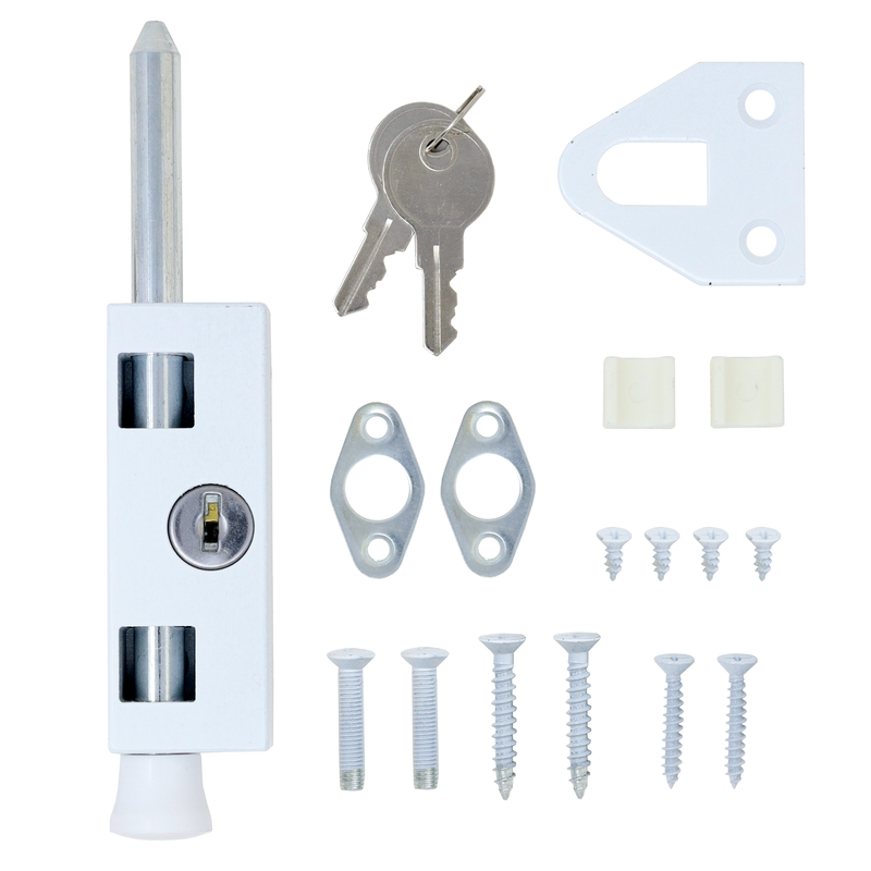 Patio Door Lock - Heavy Duty Bolt With Key Patio Door Lock Pro-Lok