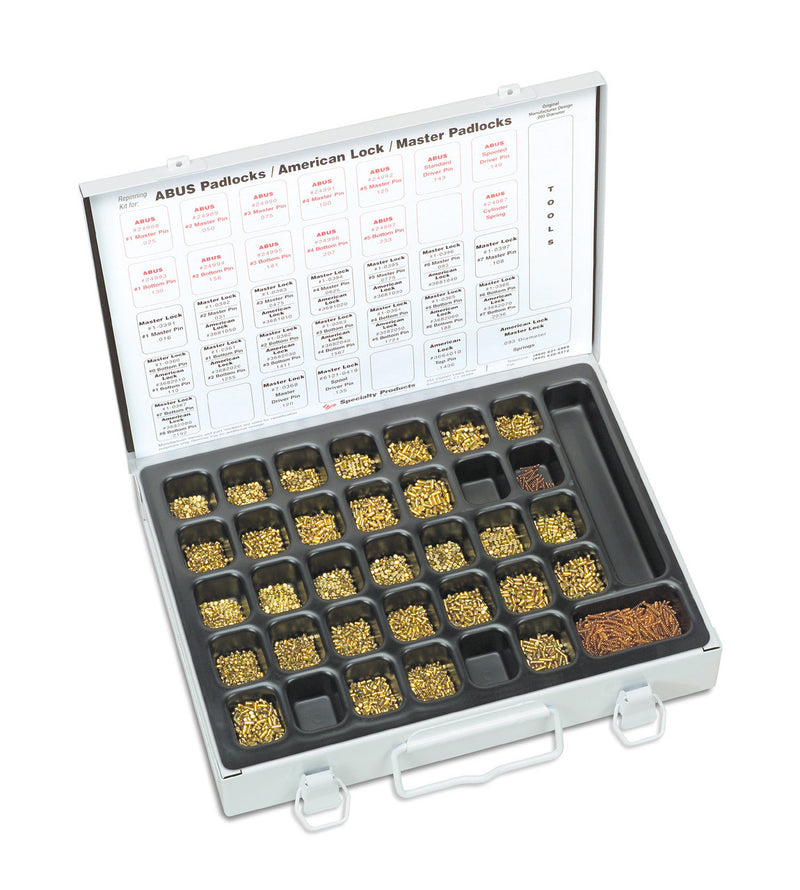 Abus/American/Master Padlocks Re-Keying Kit Pinning Kit Specialty Products Mfg.