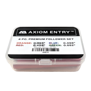 Axiom Entry Premium 4-Piece Plug Follower Set | Anodized Aluminum Plug Follower Axiom Entry