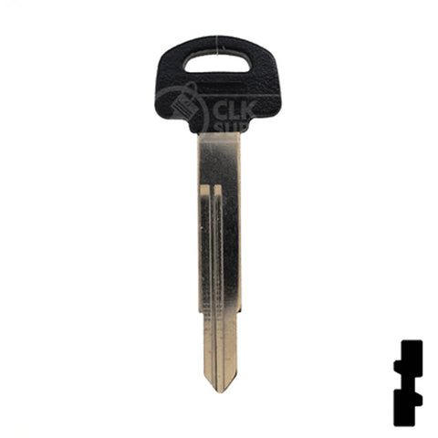 HON68RBP Honda Motorcycle Key Blank Power Sport Key Ilco