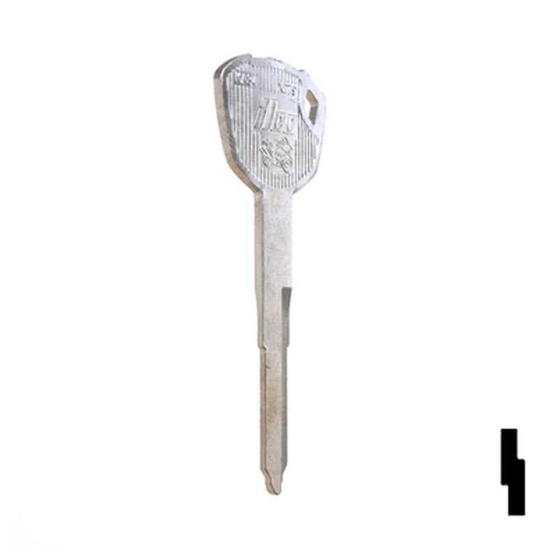 KA34, X279 Kawasaki Motorcycle Key Blank Power Sport Key Ilco