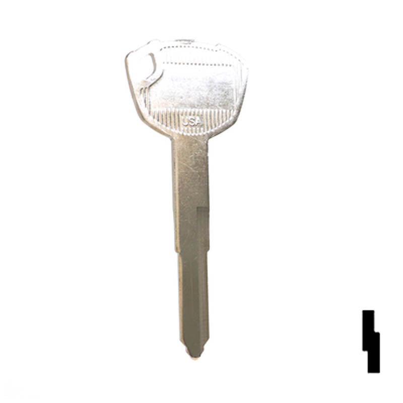 KA34, X279 Kawasaki Motorcycle Key Blank Power Sport Key Ilco