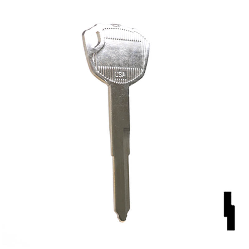 KA34, X279 Kawasaki Motorcycle Key Blank Power Sport Key Ilco