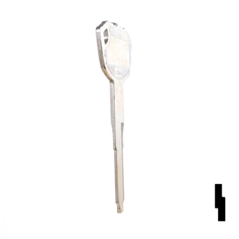 KA34, X279 Kawasaki Motorcycle Key Blank Power Sport Key Ilco