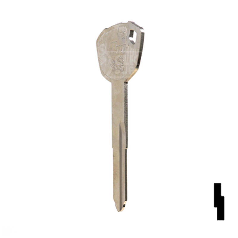 KA34, X279 Kawasaki Motorcycle Key Blank Power Sport Key Ilco
