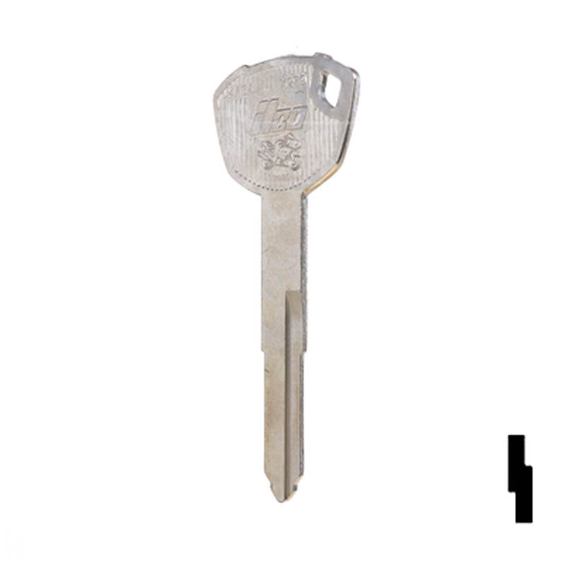 KA34, X279 Kawasaki Motorcycle Key Blank Power Sport Key Ilco