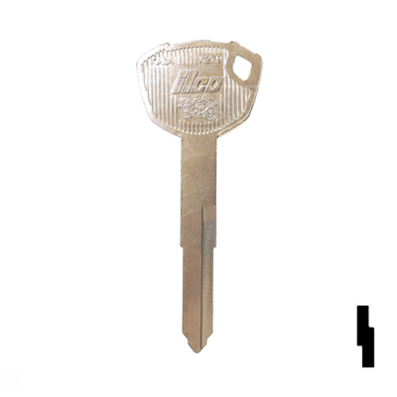 KA34, X279 Kawasaki Motorcycle Key Blank Power Sport Key Ilco