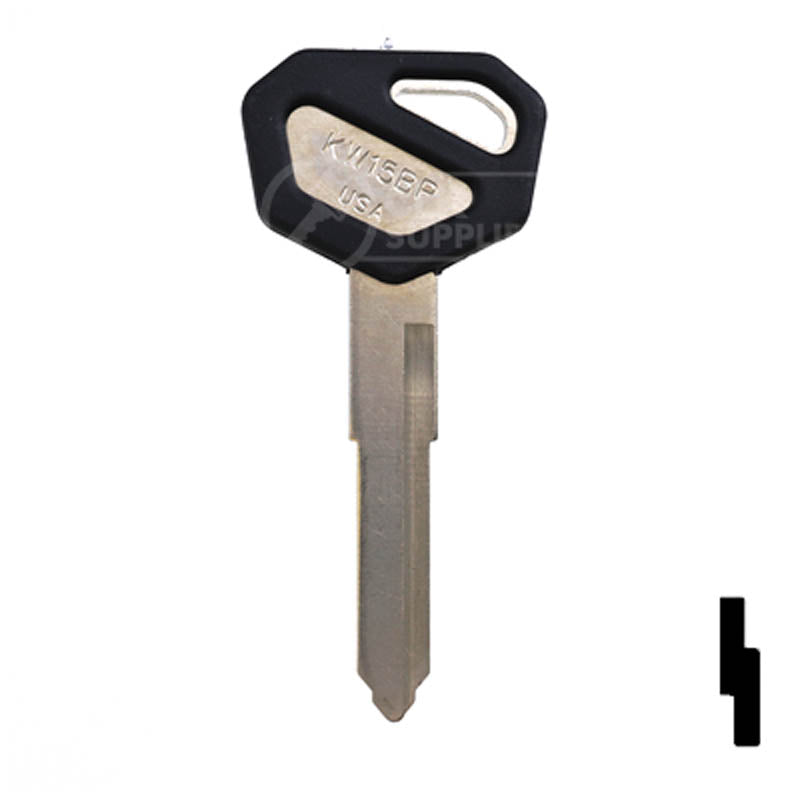 KW15BP Kawasaki Key Blank Power Sport Key JMA USA