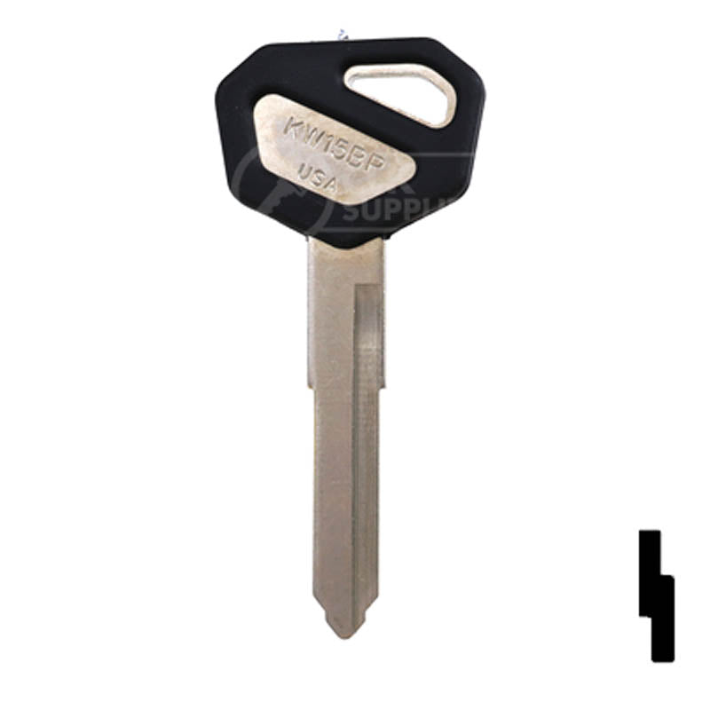 KW15BP Kawasaki Key Blank Power Sport Key JMA USA