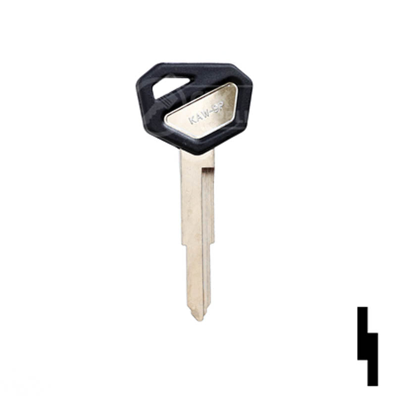 KW16CP Kawasaki Motorcycle Key Blank Power Sport Key JMA USA