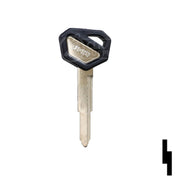 KW16CP Kawasaki Motorcycle Key Blank Power Sport Key JMA USA