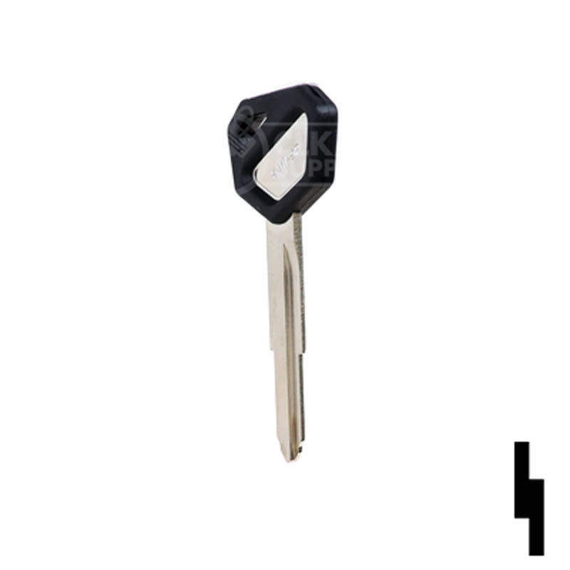 KW16CP Kawasaki Motorcycle Key Blank Power Sport Key JMA USA