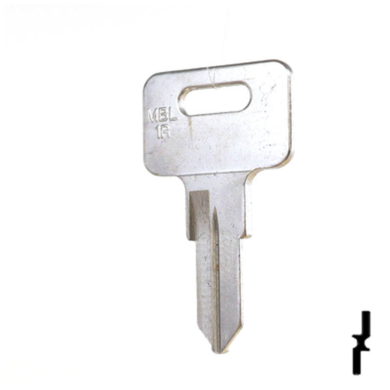 MBL1R Southco, Mobella Key Blank Power Sport Key Ilco