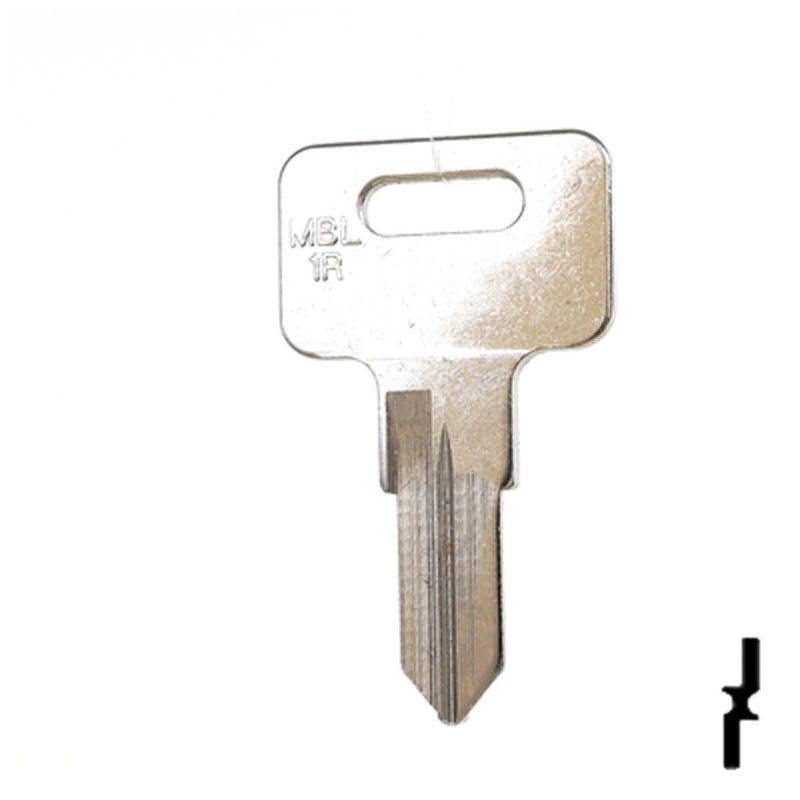 MBL1R Southco, Mobella Key Blank Power Sport Key Ilco
