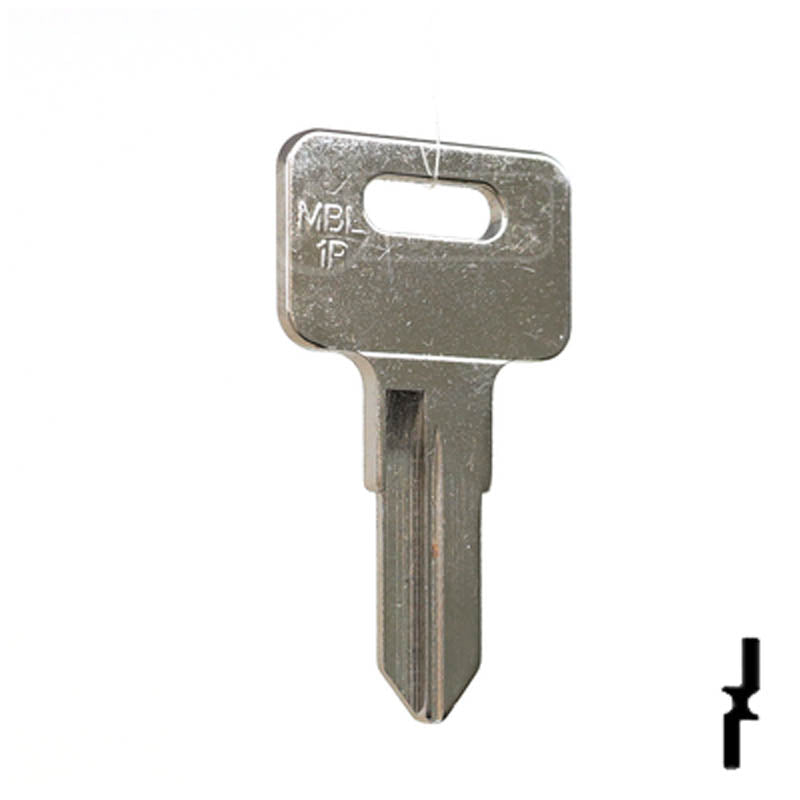 MBL1R Southco, Mobella Key Blank Power Sport Key Ilco
