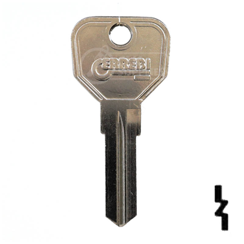 PGO1 Scooter Key Blank | Steel Power Sport Key JMA USA