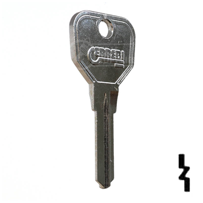 PGO1 Scooter Key Blank | Steel Power Sport Key JMA USA