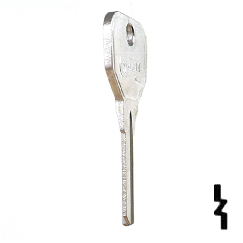 PGO1 Scooter Key Blank | Steel Power Sport Key JMA USA