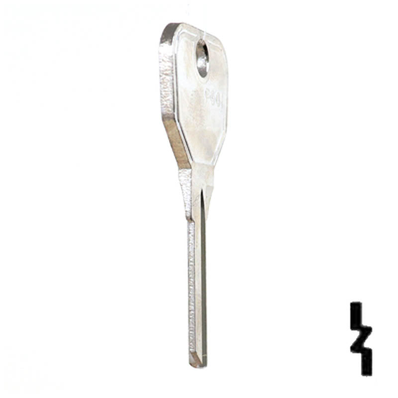 PGO1 Scooter Key Blank | Steel Power Sport Key JMA USA