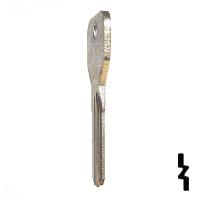 PGO1 Scooter Key Blank | Steel Power Sport Key JMA USA