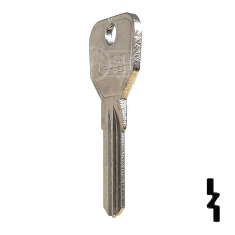 PGO1 Scooter Key Blank | Steel Power Sport Key JMA USA