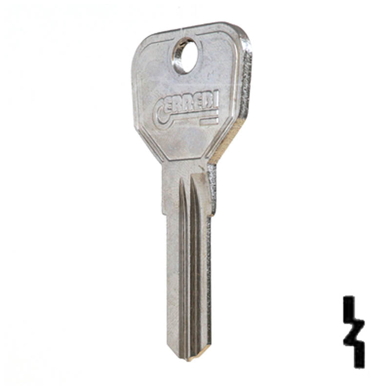 PGO1 Scooter Key Blank | Steel Power Sport Key JMA USA