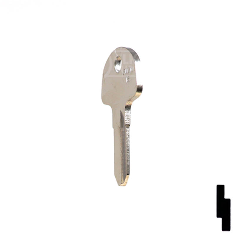 SUZ10 Suzuki Motorcycle Key Blank Power Sport Key Ilco