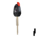 Transponder Key Shell | Yamaha | TP00YAMA-26D-P2 Power Sport Key JMA USA