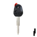 Transponder Key Shell | Yamaha | TP00YAMA-26D-P2 Power Sport Key JMA USA