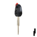 Transponder Key Shell | Yamaha | TP00YAMA-26D-P2 Power Sport Key JMA USA