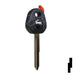 Transponder Key Shell | Yamaha | TP00YAMA-26D-P2 Power Sport Key JMA USA