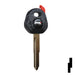 Transponder Key Shell | Yamaha | TP00YAMA-26D-P2 Power Sport Key JMA USA
