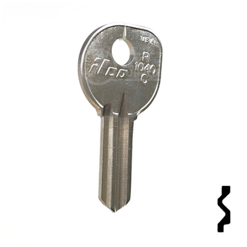 Uncut Boat Key Blank | Clum | R1040C Power Sport Key Ilco
