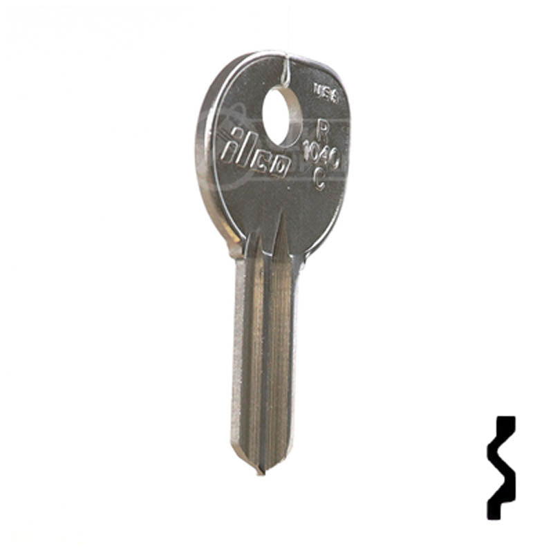 Uncut Boat Key Blank | Clum | R1040C Power Sport Key Ilco