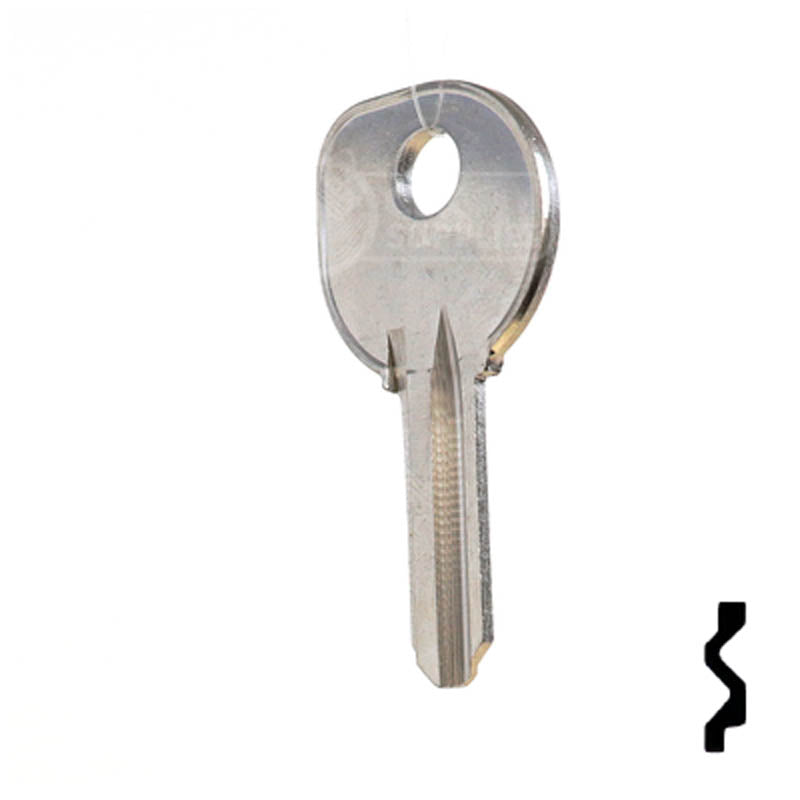 Uncut Boat Key Blank | Clum | R1040C Power Sport Key Ilco