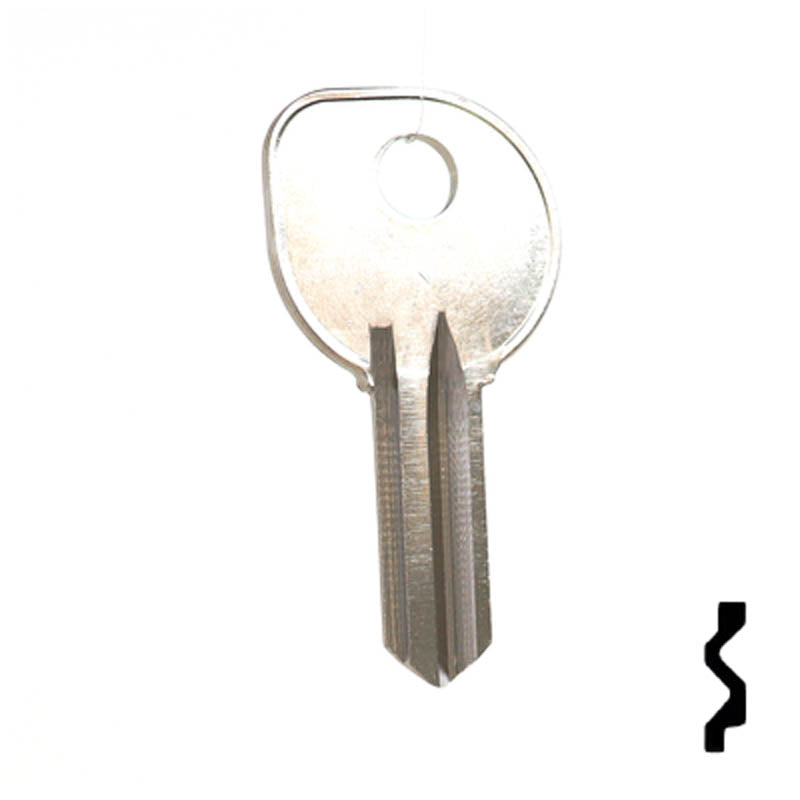 Uncut Boat Key Blank | Clum | R1040C Power Sport Key Ilco
