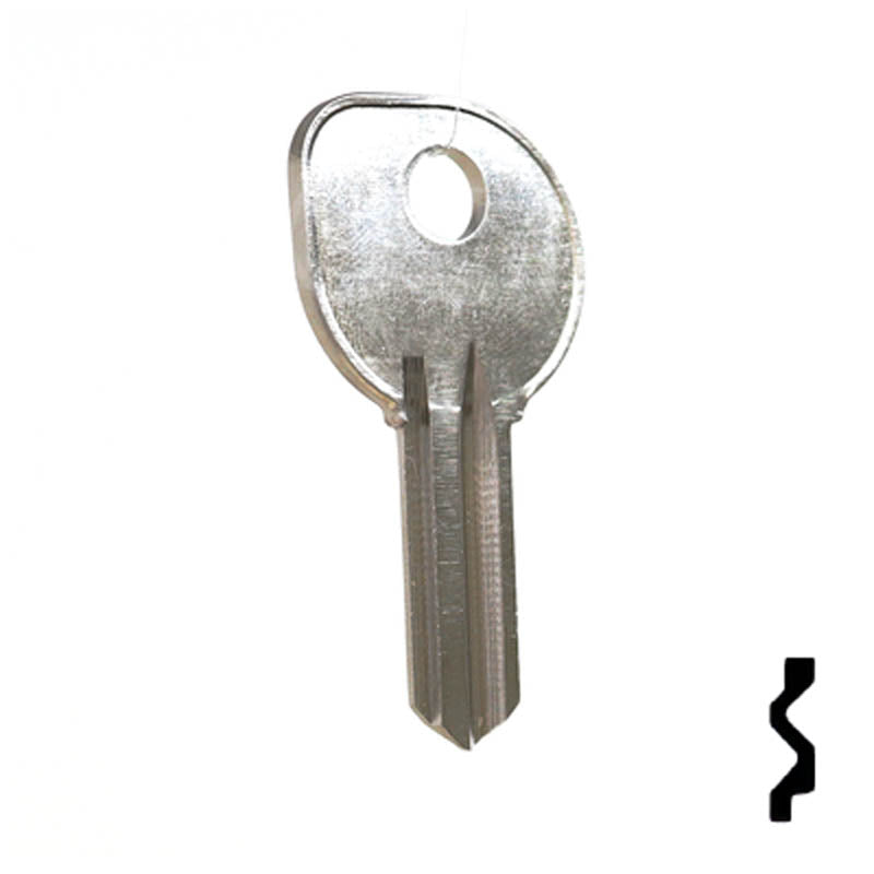 Uncut Boat Key Blank | Clum | R1040C Power Sport Key Ilco
