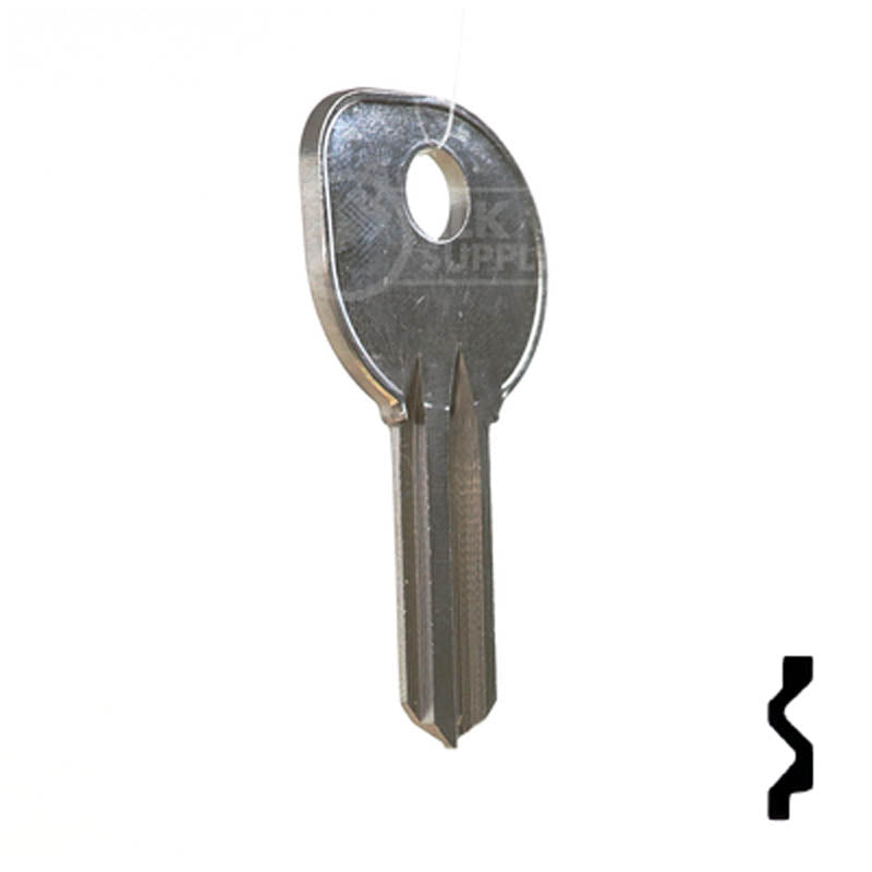 Uncut Boat Key Blank | Clum | R1040C Power Sport Key Ilco